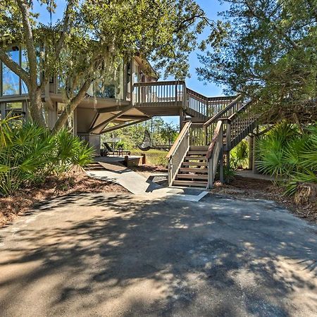 Airy Treehouse With Bikes Walk To Harbour Town! Hilton Head Island Exterior foto