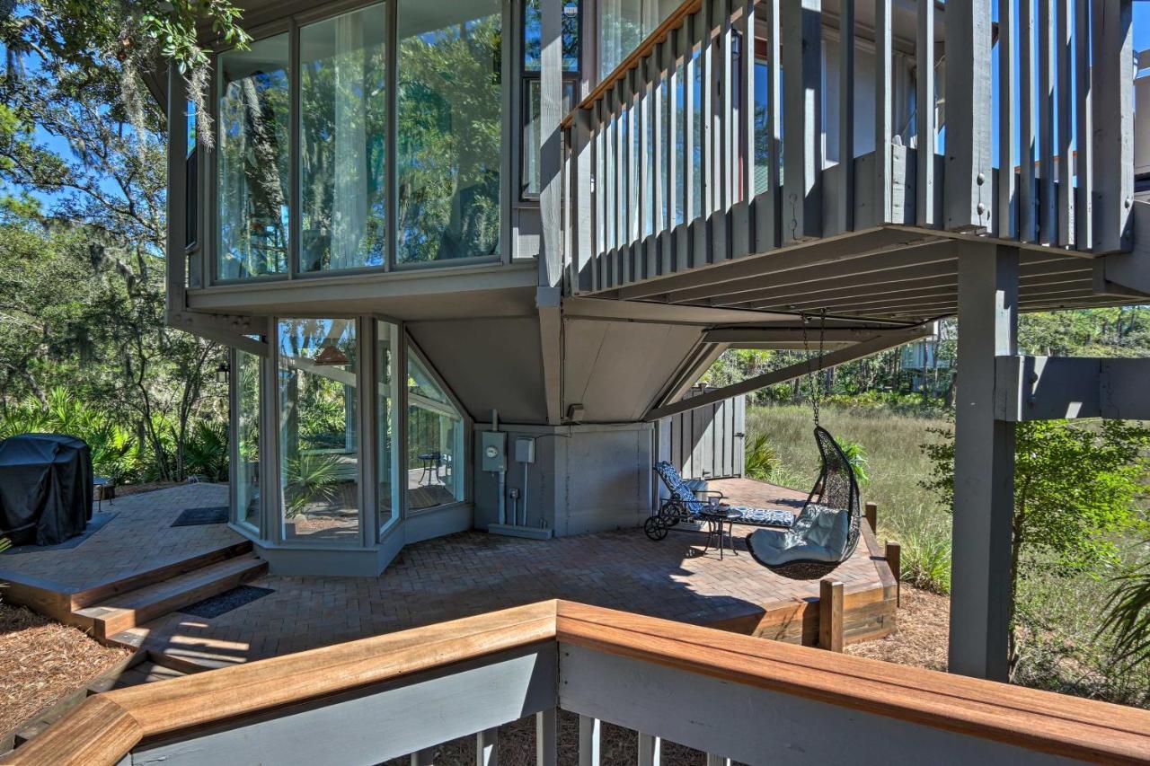 Airy Treehouse With Bikes Walk To Harbour Town! Hilton Head Island Exterior foto
