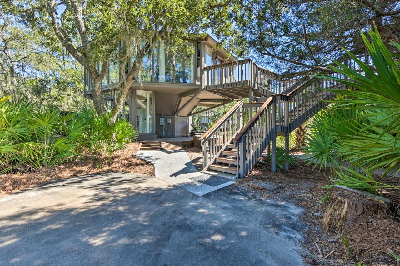 Airy Treehouse With Bikes Walk To Harbour Town! Hilton Head Island Exterior foto