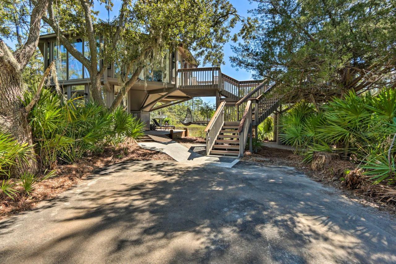 Airy Treehouse With Bikes Walk To Harbour Town! Hilton Head Island Exterior foto